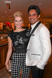 Natascha Gruen mit Freund Param Singh, Audi Generation Award 2018 im Hotel Bayerischer Hof in Muenchen am 11.12.2018