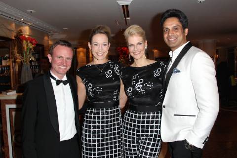 Christine Theiss mit Ehemann Hans Theiss, Natascha Gruen mit Freund Param Singh, Audi Generation Award 2018 im Hotel Bayerischer Hof in Muenchen am 11.12.2018