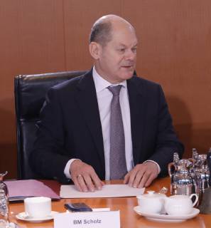 Olaf Scholz, Bundesminister der Finanzen , Deutschland, Berlin, Bundeskanzleramt, Kabinettssitzung , Das Bundeskabinett befasst sich in seiner 34. Sitzung am 12. Dezember 2018 unter anderem mit der innerstaatlichen Vorbereitung auf den Brexit, 12.12.2018