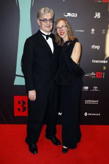 Wim Wenders mit Ehefrau Donata bei der Verleihung des 31. Europäischen Filmpreises 2018 im Teatro de la Maestranza. Sevilla, 15.12.2018