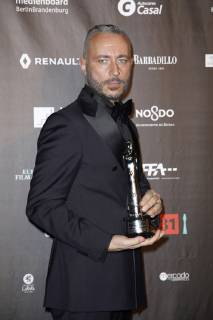 Massimo Cantini Parrini, Gewinner bestes Kostümbild, bei der Verleihung des 31. Europäischen Filmpreises 2018 im Teatro de la Maestranza. Sevilla, 15.12.2018