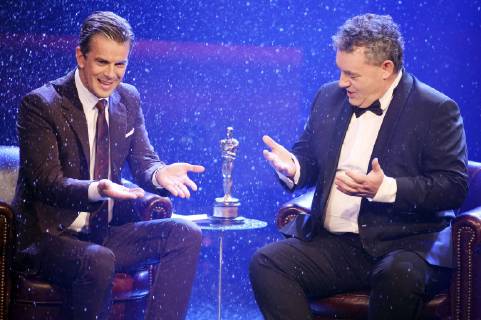 Entertainment Themen der Woche KW51 Markus Lanz und Gerd Nefzer bei der Aufzeichnung der TV Show Menschen 2018 im Phoenixhof Studio 2. Hamburg, 17.12.2018