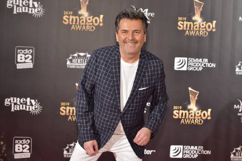 Verleihung 20 Jahre SMAGO AWARD Thomas Anders am roten Teppich 20 Jahre Verleihung SMAGO AWARD in Berlin am 13.01.2019