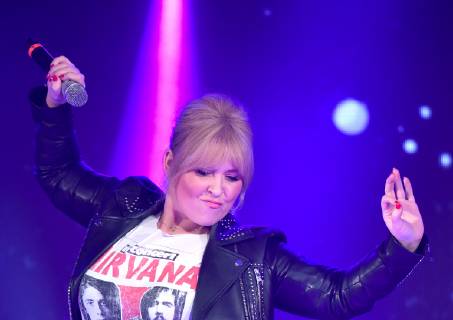 13.01.2019, xlakx, Musik , smago! AWARD emspor, v.l.Maite Kelly mit dem Award in der Hand bei der Verleihung des smago! Award im Mercure Hotel MOA. Berlin, 13.01.2019 Musik , smago! AWARD