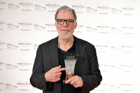 Verleihung 20 Jahre SMAGO AWARD Wolfgang Trepper, Comedian am roten Teppich 20 Jahre Verleihung SMAGO AWARD in Berlin am 13.01.2019