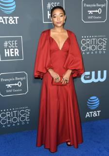 13 January 2019 - Santa Monica, California - Amandla Stenberg. The 24th Annual Critics Choice Awards held at Barker Hangar. Photo Credit: Birdie Thompson AdMedia 234086 2019-01-13 CA Santa Monica Etats-Unis  Copyright: xAdMediax STAR_234086_209