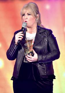 13.01.2019, xlakx, Musik , smago! AWARD emspor, v.l.Maite Kelly mit dem Award in der Hand bei der Verleihung des smago! Award im Mercure Hotel MOA. Berlin, 13.01.2019 Musik , smago! AWARD