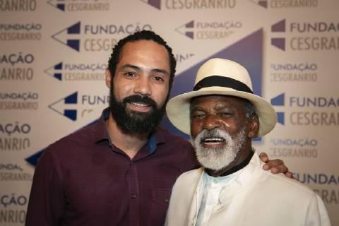 Premio Cesgranrio de Teatro Verleihung in Rio de Janeiro RIO DE JANEIRO, RJ - 21.01.2019: PRÊMIO CESGRANRIO DE TEATRO 2019 - Silvio Guindane and Antônio Pitanga, during the CESGRANRIO 2019 Theater Prize, held this Monday (21) at the Copacabana Palace, in Rio de Janeiro, RJ. x1668595x  AndréxHorta