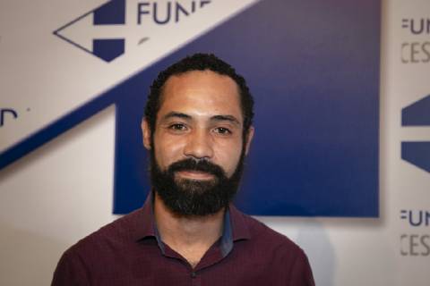 Premio Cesgranrio de Teatro Verleihung in Rio de Janeiro RIO DE JANEIRO, RJ - 21.01.2019: PRÊMIO CESGRANRIO DE TEATRO 2019 - Silvio Guindane, during the CESGRANRIO 2019 Theater Prize, held this Monday (21) at the Copacabana Palace, in Rio de Janeiro, RJ. x1668596x  AndréxHorta