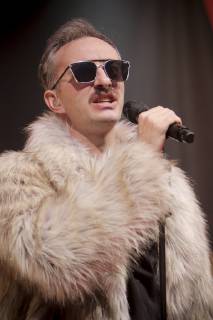 TV Moderator Jan Böhmermann und sein Rundfunk Tanzorchester Ehrenfeld beim Konzert am 25.01.2019 im Haus Auensee Leipzig Copyright: xVIADATAx xHolgerxJohnx , Leipzig Sachsen Deutschland