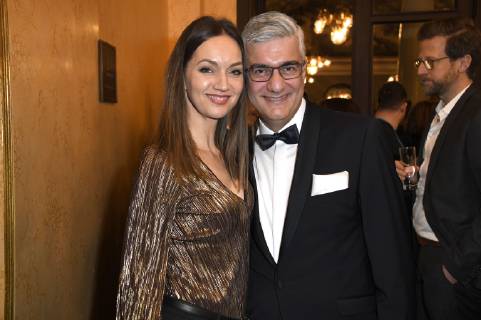 Stephen Sikder mit Gattin Kristin bei der Verleihung des 40. Bayerischen Filmpreises 2018 im Prinzregententheater. München, 25.01.2019