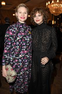 Rosalie Thomass mit Gast bei der Verleihung des 40. Bayerischen Filmpreises 2018 im Prinzregententheater. München, 25.01.2019