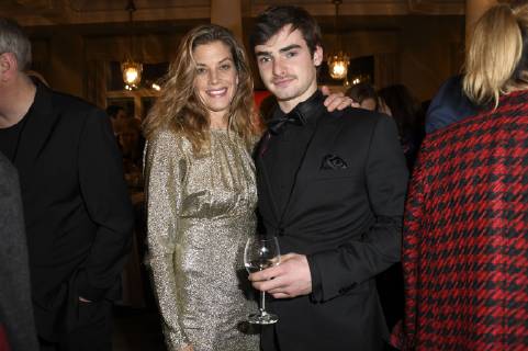 Marie Bäumer und Aaron Hilmer bei der Verleihung des 40. Bayerischen Filmpreises 2018 im Prinzregententheater. München, 25.01.2019