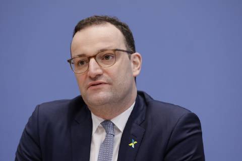 Bundesminister für Gesundheit Jens Spahn, Deutschland, Berlin, Bundespressekonferenz, Thema: Nationale Dekade gegen Krebs, 29.01.2019