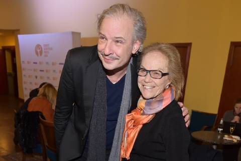Ernst-Lubitsch-Preis Verleihung Leander Haussmann, Nicola Lubitsch ( Tochter von Ernst Lubitsch ) bei der Ernst-Lubitsch-Preis Verleihung vom Club der Filmjournalisten Berlin e.V. im Kino Babylon in Berlin am 30.01.2019