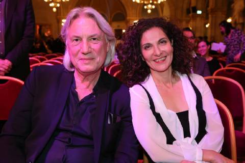 30.01.2019, Wiener Rathaus, Österreichischer Filmpreis 2019, Verleihungsgala d. Akademie des Österreichischen Films im Bild: Harald Sicheritz -mit Freundin Proschat Madani, Österreichischer Filmpreis 2019