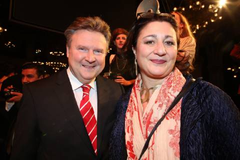 30.01.2019, Wiener Rathaus, Österreichischer Filmpreis 2019, Verleihungsgala d. Akademie des Österreichischen Films im Bild: StR Veronica Kaup-Hasler, Bm Michael Ludwig, Österreichischer Filmpreis 2019