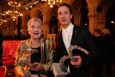 30.01.2019, Wiener Rathaus, Österreichischer Filmpreis 2019, Verleihungsgala d. Akademie des Österreichischen Films im Bild: Ingrid Burkhard, Laurence Rupp, Österreichischer Filmpreis 2019