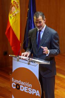 Spain s King Felipe VI delivers a speech during the 20th edition of Codespa Awards in Madrid, Spain, 31 January 2019. Codespa Foundation is a on-governmental organization its tries to help people from Asia, Africa and America, and is presided by Spain s King Felipe VI. Spain’s King Felipe VI presents Codespa Awards !ACHTUNG: NUR REDAKTIONELLE NUTZUNG! Copyright: xEmilioxNaranjox GRAF8702 20190131-636845414315476902