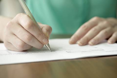 Writing letter  Copyright: FrédéricxCirou B68870725