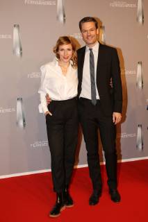 Franziska Weisz und ihr Ehemann Felix Herzogenrath bei der Ankunft zur Deutscher Fernsehpreis Verleihung am 31.01.2019 in Duesseldorf Deutscher Fernsehpreis Verleihung 2019 in Duesseldorf
