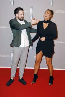 Jan Köppen und Laura Wontorra bei der Verleihung des Deutschen Fernsehpreises 2019 in der Düsseldorfer Rheinterrasse. Düsseldorf, 31.01.2019