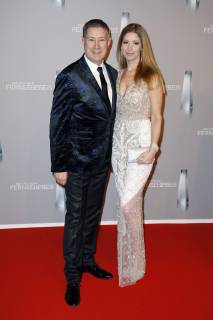 Joachim Llambi mit Freundin Rebecca Rosenschon bei der Verleihung des Deutschen Fernsehpreises 2019 in der Düsseldorfer Rheinterrasse. Düsseldorf, 31.01.2019