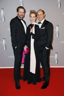 Christian Erdmann, Anna Schudt und Moritz Führmann bei der Verleihung des Deutschen Fernsehpreises 2019 in der Düsseldorfer Rheinterrasse. Düsseldorf, 31.01.2019