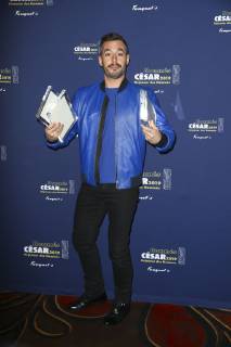 Xavier Legrand ( Meilleur Premier film et meilleur scenario original pour Jusqu a la Garde ) CELEBRITES : Dejeuner des nommes - Cesar 2019 - 03 02 2019 GwendolineLeGoff Panoramic 