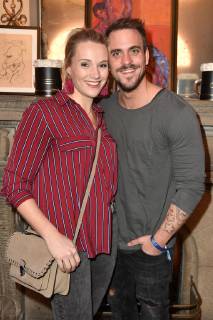 Anna Hofbauer und Marc Barthel bei der Verleihung des Blaue Blume Award 2019 im Restaurant Grosz. Berlin, 06.02.2019