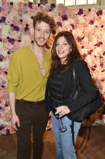 Daniel Donskoy und Alice Brauner bei der Verleihung des Blaue Blume Award 2019 im Restaurant Grosz. Berlin, 06.02.2019