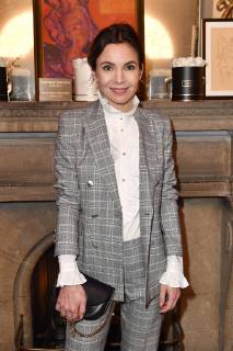 Nadine Warmuth bei der Verleihung des Blaue Blume Award 2019 im Restaurant Grosz. Berlin, 06.02.2019