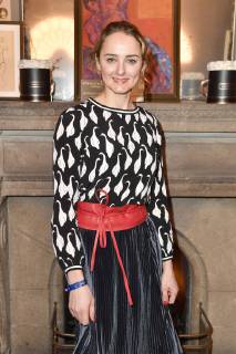 Anne-Catrin Wahls (ehemals Märzke) bei der Verleihung des Blaue Blume Award 2019 im Restaurant Grosz. Berlin, 06.02.2019