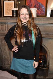 Luisa Wietzorek bei der Verleihung des Blaue Blume Award 2019 im Restaurant Grosz. Berlin, 06.02.2019