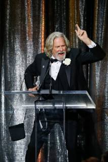 ASC Board of Governors Award honoree Jeff Bridges accepts his award at the 33rd annual ASC Awards and The American Society of Cinematographers 100th Anniversary Celebration at the Ray Dolby Ballroom at Hollywood & Highland, Saturday, February 9, 2019 in Hollywood, California. Photo by Danny Moloshok Moloshok Photography, Inc. imageSPACE MediaPunch Copyright: ximageSPACEx