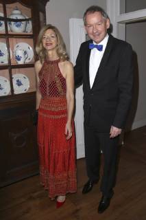Lutz Mamor mit Freundin Christina-Maria Peukert bei der Verleihung des Champagne-Preis für Lebensfreude 2019 im Hotel Louis C. Jacob. Hamburg, 11.02.2019