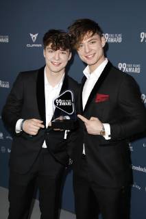 Entertainment Bilder des Tages Heiko und Roman Lochmann, Die Lochis beim 99 Fire Films Award 2019 im Rahmen der 69. Berlinale International Fim Festival am 14.02.2019 in Berlin 99Fire Films Award 2019 in Berlin