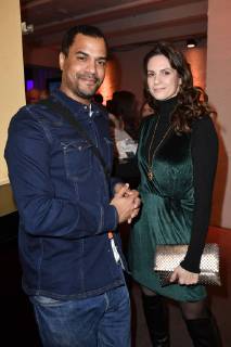 Patrice Bouedibela und Katrin Wrobel beim 99Fire Films Award während der Berlinale 2019 im Umspannwerk Alexanderplatz. Berlin, 14.02.2019