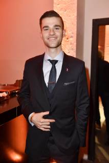 Patrick Mölleken beim 99Fire Films Award während der Berlinale 2019 im Umspannwerk Alexanderplatz. Berlin, 14.02.2019