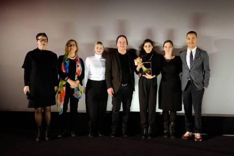 Verleihung Kompass-Perspektive-Preis an die Regisseurin und Schauspielerin Maryam Zaree während der 69. Internationalen Filmfestspiele Berlin snapshot-photography xK.M.Krause