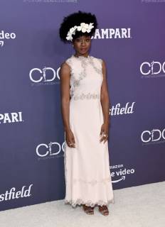 19 February 2019 - Beverly Hills, California - Danai Gurira. 21st CDGA (Costume Designers Guild Awards) held at Beverly Hilton Hotel. Photo Credit: Birdie Thompson AdMedia 235495 2019-02-19 CA Beverly Hills Etats-Unis  Copyright: xAdMediax STAR_235495_098