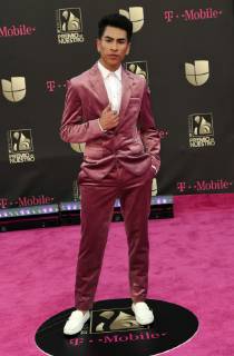 Louie Castro walks the red carpet at the Univision 2019 Premio Lo Nuestro a La Música Latina award show at the American Airlines Arena in Miami,Florida, February 21, 2019.  MIA20190221126 GARYxIxROTHSTEIN
