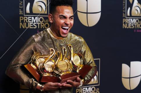 Entertainment Bilder des Tages Ozuna wins nine awards at the 2019 Premio Lo Nuestro a La Musica Latina award show held at the American Airlines Arena in Miami, Florida, February 21, 2019.  MIA20190221169 GARYxIxROTHSTEIN