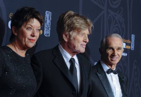 February 22, 2019 - Paris, Ile de FRANCE, France - Robert Redford and Alain Terzian are seen on the red carpet during the Cesar Film Awards 2019 at the Salle Pleyel in Paris, France. Paris France - ZUMAs197 20190222_zaa_s197_212 Copyright: xThierryxLexFouillex