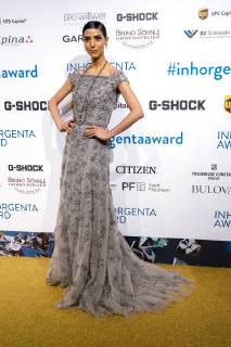Zoe Helali bei der Verleihung des 3. Inhorgenta Award 2019 in den Eisbach Studios. München, 24.02.2019
