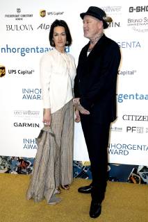 Patrik Muff mit Ehefrau Nele Muff bei der Verleihung des 3. Inhorgenta Award 2019 in den Eisbach Studios. München, 24.02.2019