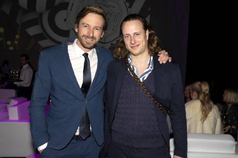 Ben Blaskovic mit Gast bei der Verleihung des 3. Inhorgenta Award 2019 in den Eisbach Studios. München, 24.02.2019