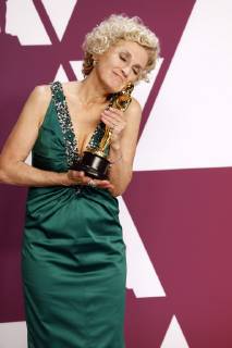 Patricia Dehaney mit dem Oscar für das Beste Make-up und beste Frisuren in Vice - Der zweite Mann im Press Room der Oscar Verleihung 2019 91st Annual Academy Awards im Hollywood & Highland Center. Los Angeles, 24.02.2019