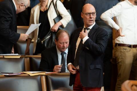 Neue Fraktionsspitze in der AfD Fraktion Hamburg - Dr. Alexander Wolf und Dirk Nockemann bilden ab dem 1. März die Doppelspitze der AfD-Fraktion in der Hamburgischen Bürgerschaft - die neue Doppelsitze während der heutigen Bürgerschaftssitzung;Neue Fraktionsspitze in der AfD Fraktion Hamburg - Dr. Alexander Wolf und Dirk Nockemann bilden ab dem 1. März die Doppelspitze der AfD-Fraktion in der Hamburgischen Bürgerschaft - die neue Doppelsitze während der heutigen Bürgerschaftssitzung, Hamburg Hamburg Deutschland Rathaus