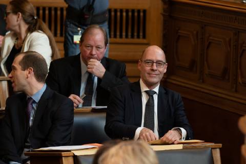 Neue Fraktionsspitze in der AfD Fraktion Hamburg - Dr. Alexander Wolf und Dirk Nockemann bilden ab dem 1. März die Doppelspitze der AfD-Fraktion in der Hamburgischen Bürgerschaft - die neue Doppelsitze während der heutigen Bürgerschaftssitzung;Neue Fraktionsspitze in der AfD Fraktion Hamburg - Dr. Alexander Wolf und Dirk Nockemann bilden ab dem 1. März die Doppelspitze der AfD-Fraktion in der Hamburgischen Bürgerschaft - die neue Doppelsitze während der heutigen Bürgerschaftssitzung, Hamburg Hamburg Deutschland Rathaus